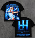 Life Hustlers Black & Blue Angel Graphic T-Shirt